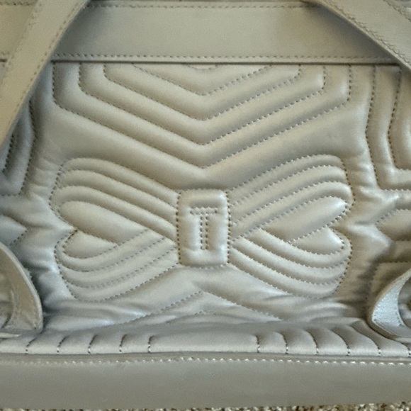 Ted Baker Cream Quilted Backpack - Picture 3 of 5